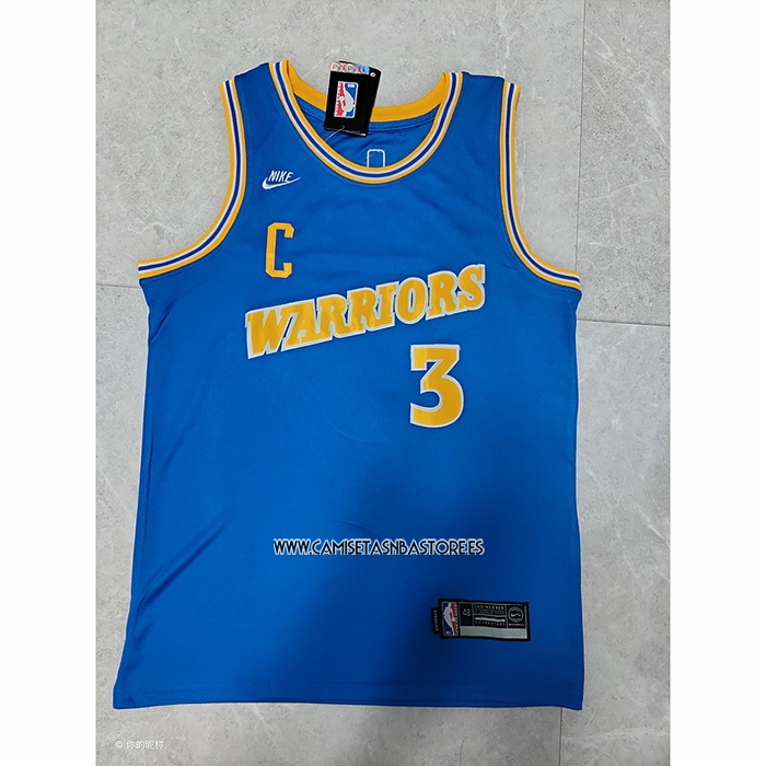 Jordan Poole NO 3 Camiseta Golden State Warriors Classic 2022-23 Azul